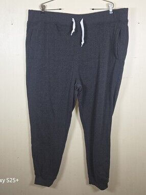 Southpole Men's Basic Active Fleece Jogger Sweatpants Gray 5XB
